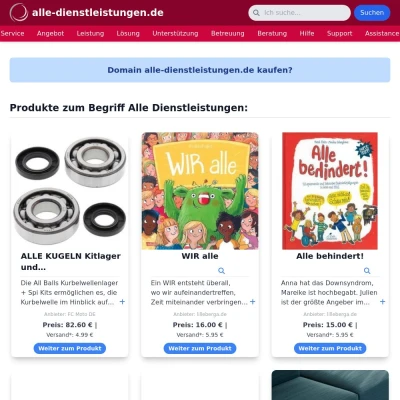 Screenshot alle-dienstleistungen.de