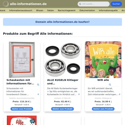 Screenshot alle-informationen.de