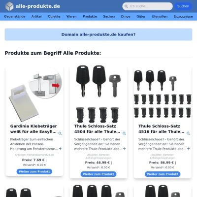 Screenshot alle-produkte.de