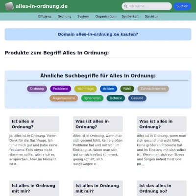 Screenshot alles-in-ordnung.de