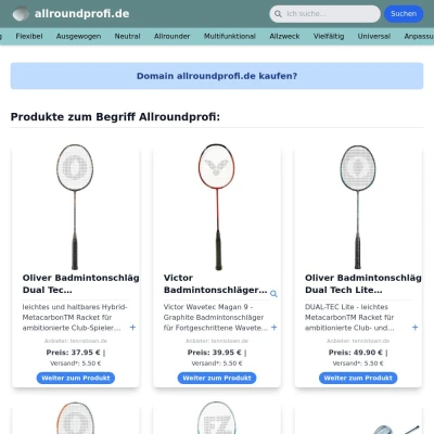Screenshot allroundprofi.de