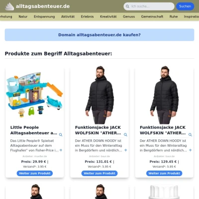 Screenshot alltagsabenteuer.de