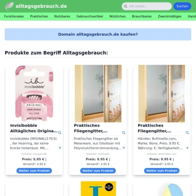 Screenshot alltagsgebrauch.de