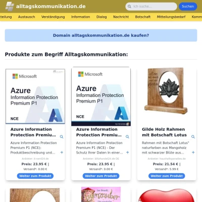 Screenshot alltagskommunikation.de