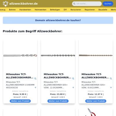 Screenshot allzweckbohrer.de