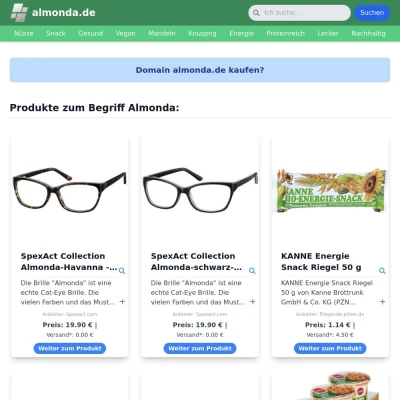Screenshot almonda.de