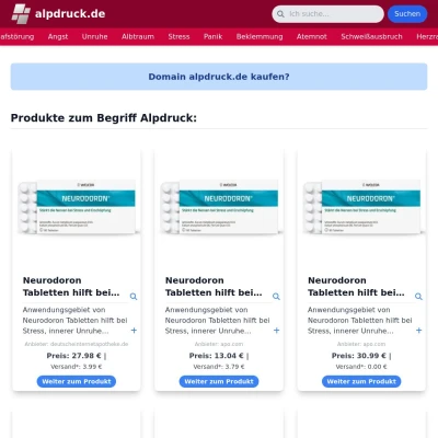Screenshot alpdruck.de