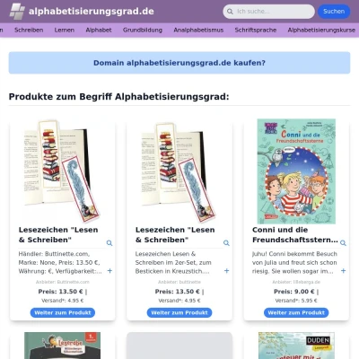 Screenshot alphabetisierungsgrad.de