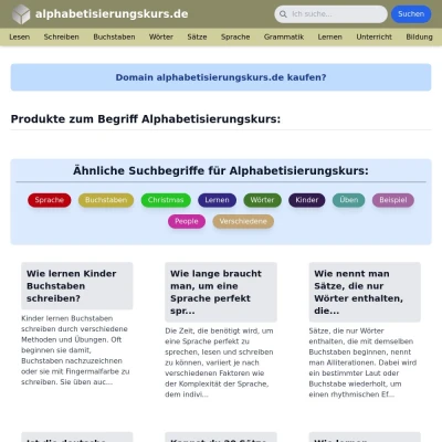 Screenshot alphabetisierungskurs.de