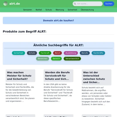 Screenshot alrt.de