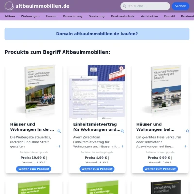 Screenshot altbauimmobilien.de