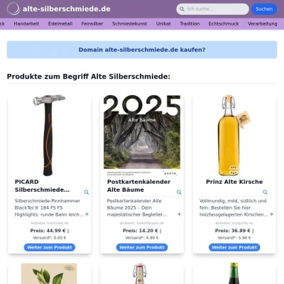 Screenshot alte-silberschmiede.de