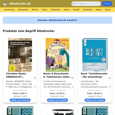 Screenshot altedrucke.de