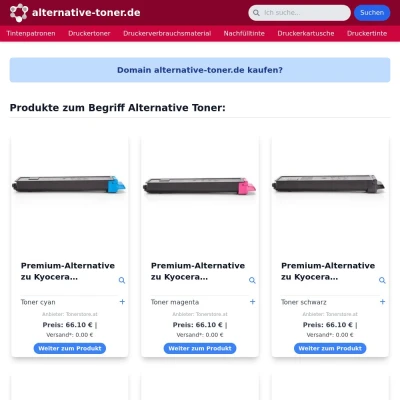 Screenshot alternative-toner.de