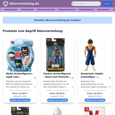 Screenshot altersverteilung.de