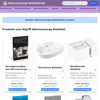 Screenshot altersvorsorge-bielefeld.de