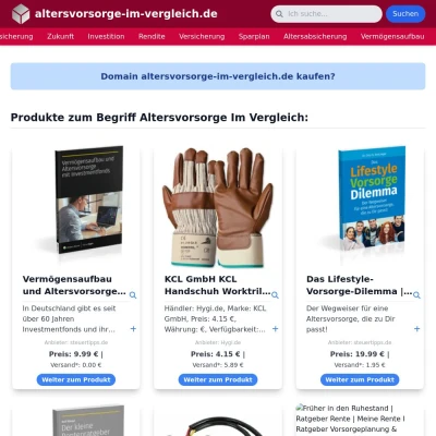 Screenshot altersvorsorge-im-vergleich.de