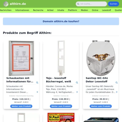 Screenshot althirn.de