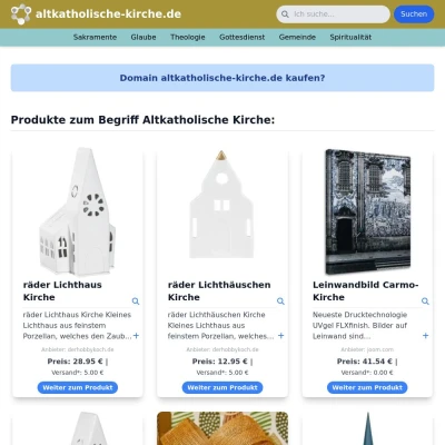 Screenshot altkatholische-kirche.de