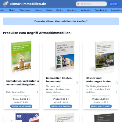 Screenshot altmarkimmobilien.de