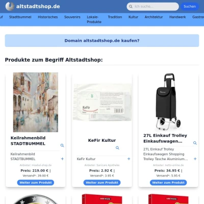 Screenshot altstadtshop.de