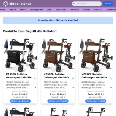 Screenshot alu-rollator.de