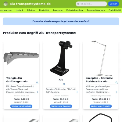 Screenshot alu-transportsysteme.de