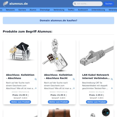 Screenshot alumnus.de