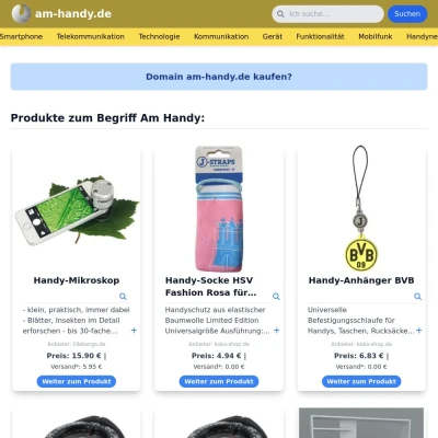 Screenshot am-handy.de