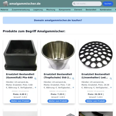 Screenshot amalgammischer.de