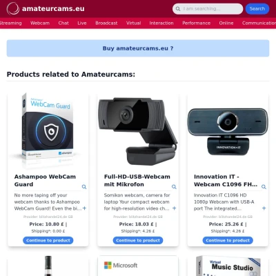 Screenshot amateurcams.eu