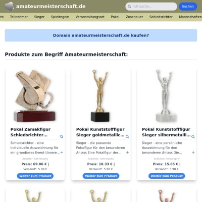 Screenshot amateurmeisterschaft.de