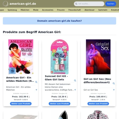 Screenshot american-girl.de