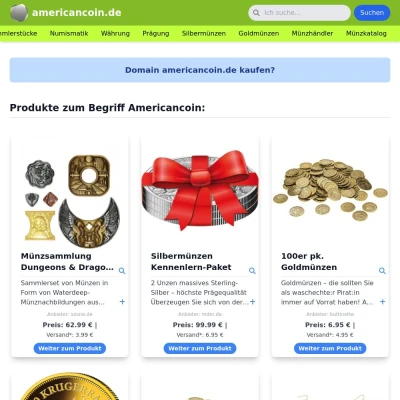 Screenshot americancoin.de