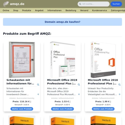 Screenshot amqz.de