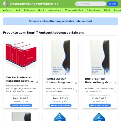 Screenshot amtsenthebungsverfahren.de