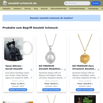 Screenshot amulett-schmuck.de