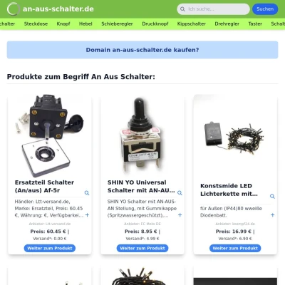Screenshot an-aus-schalter.de
