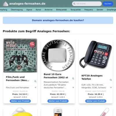 Screenshot analoges-fernsehen.de