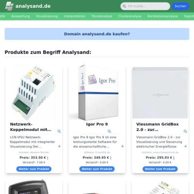Screenshot analysand.de
