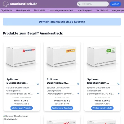 Screenshot anankastisch.de