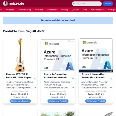 Screenshot anb24.de