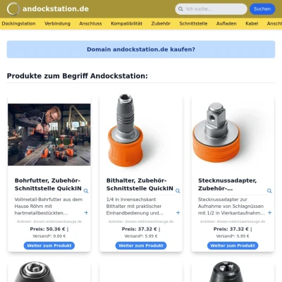Screenshot andockstation.de