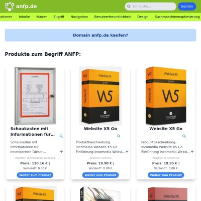 Screenshot anfp.de