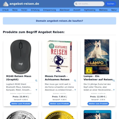 Screenshot angebot-reisen.de