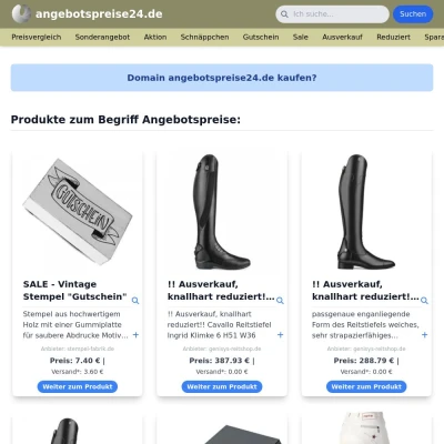 Screenshot angebotspreise24.de