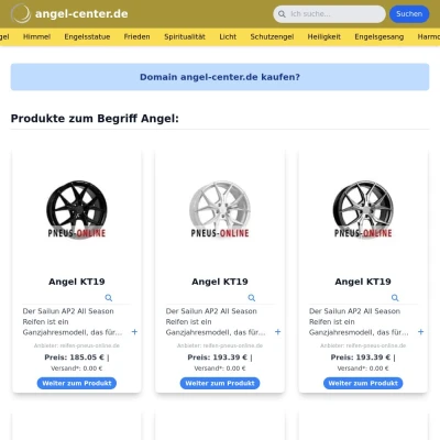 Screenshot angel-center.de