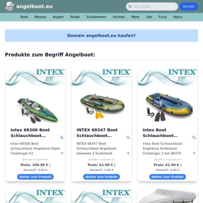 Screenshot angelboot.eu