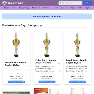 Screenshot angeltrip.de