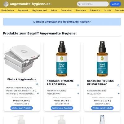 Screenshot angewandte-hygiene.de